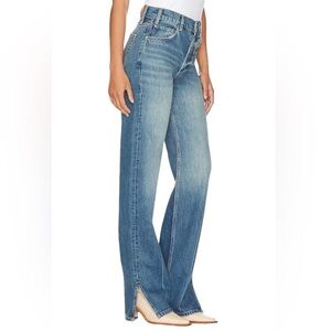Anine Bing Roy Jeans in Nordic Blue